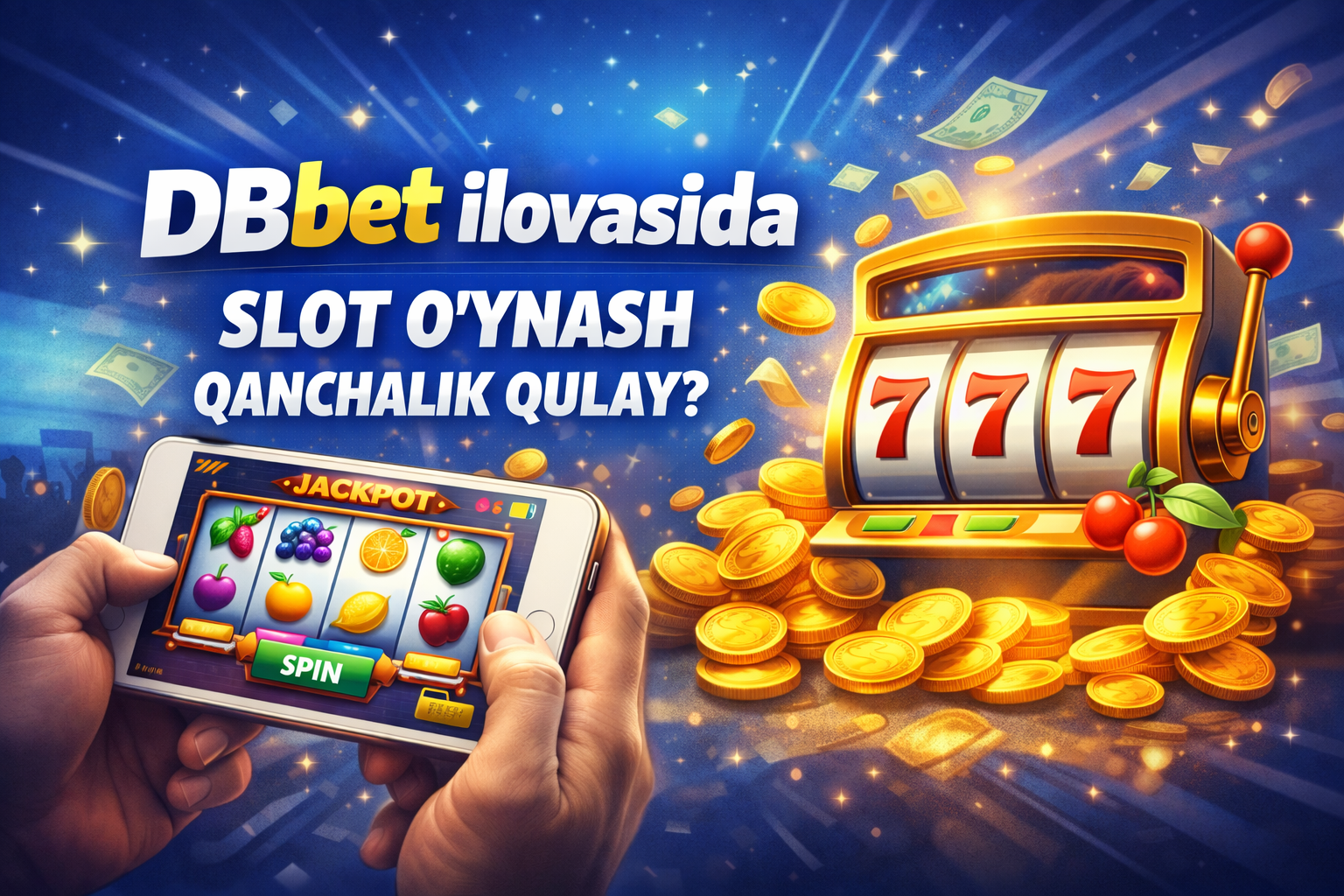 Dbbet ilovasida slot o'ynash qanchalik qulay?
