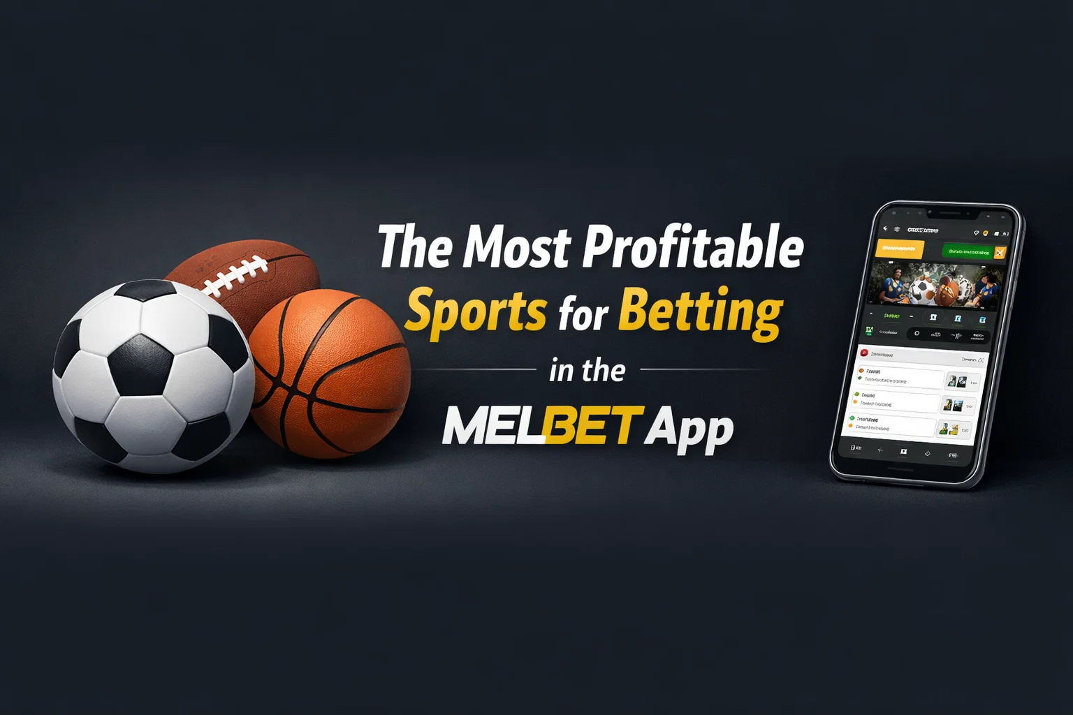 The Most Profitable Sports for Betting in the Melbet App