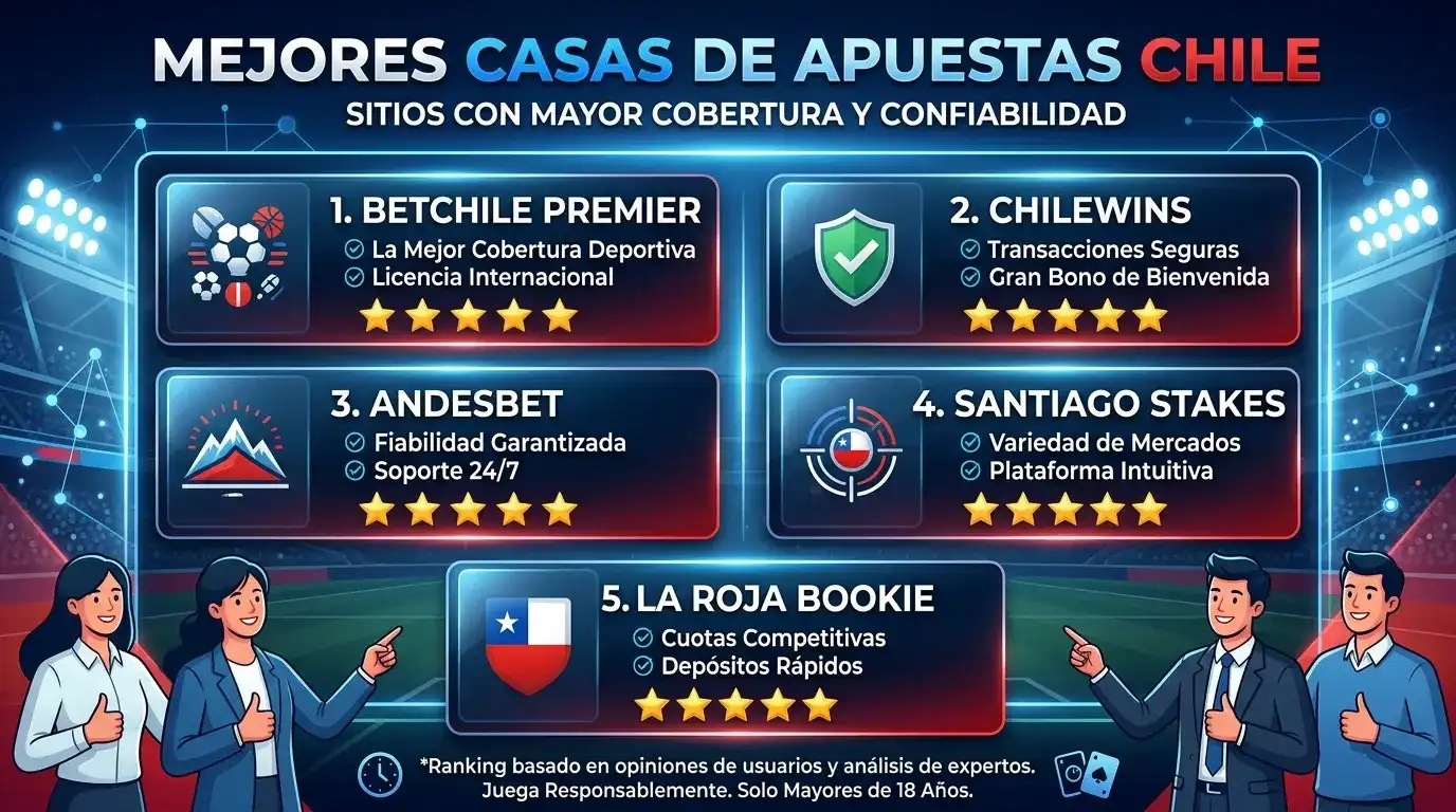 Mejores Casas de Apuestas Chile: Sitios con Mayor Cobertura y Confiabilidad